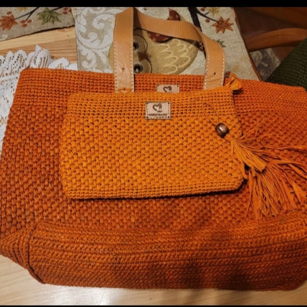 Handmade Raffia Bag From Madagascar
